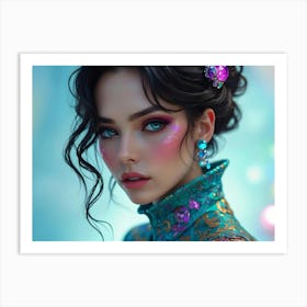 Chinese Beauty 5 Art Print