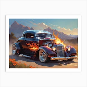 Hot Rod 14 Art Print