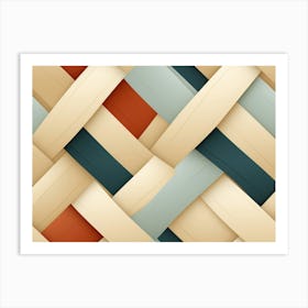 Woven Pattern Art Print