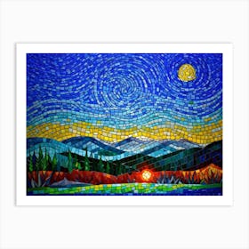 Mountain Landscape Art Print