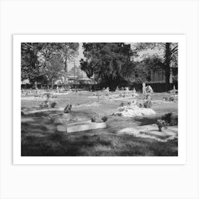 Untitled Photo, Possibly Related To Decorated Graves In Cemetery On All Saints Day At New Roads, Louisiana By Art Print