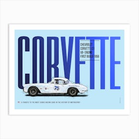 Corvette C1 Tribute Art Print