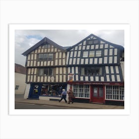 Tewkesbury buildings Art Print