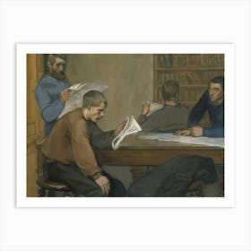 Reading Room, 1899 By Magnus Enckell Art Print