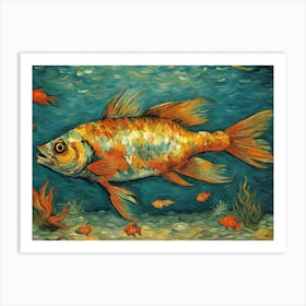 Goldfish of Fortune Art Print