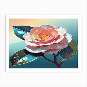 Flower On A Branch Art Print