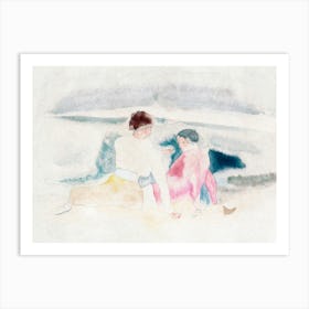Two Women And Boats (1916), Charles Demuth Art Print