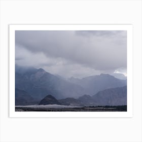 Cloudy Sky Over The Valley Art Print