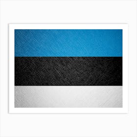 Estonia Flag Art Print