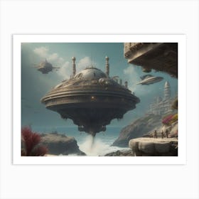 Avatar Star Ship "Seraphim" Art Print