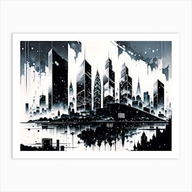 Cityscape 38 Art Print