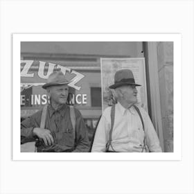 Farmer In Town For The Fourth Of July Celebration, Vale, Oregon By Russell Lee Art Print