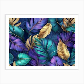 Tropical Leaves 3 Art Print