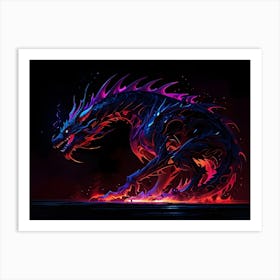 Dragon In The Dark 1 Art Print