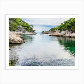 Calanque Du Port Pin Art Print