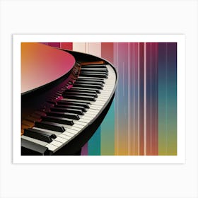 Colorful Piano Art Print