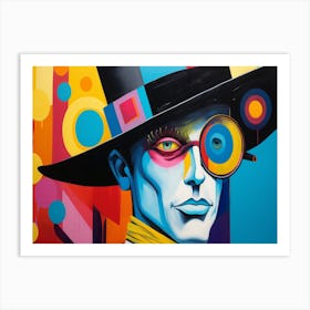 Man In A Top Hat 1 Art Print