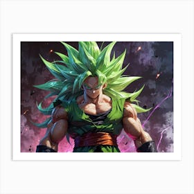 Dragon Ball Z Wallpaper 53 Art Print