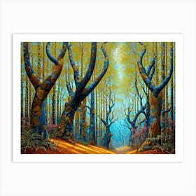 Walk In The Woods 17 Art Print