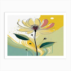 Flower Canvas Print Art Print