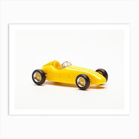 Toy Car Yellow Race Car 1 Art Print