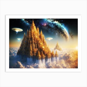 Tower to the Gods Art Print