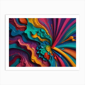 Abstract Painting 150 Art Print