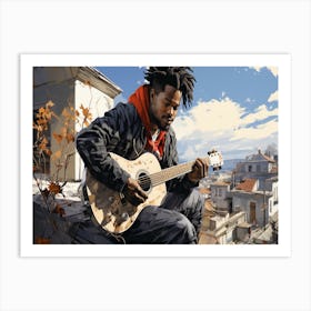 Acoustic Guitar 2 Art Print