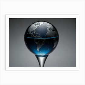 World Globe Art Print