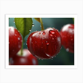 Cherry Dew Art Print