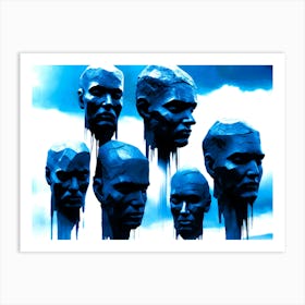 Heads Art Print