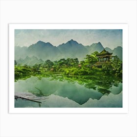 Serene Reflections Art Print