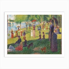 Study For A Sunday, Georges Seurat Art Print