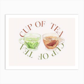 Cup Of Tea Artistic Tea Time Art Print