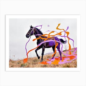 Dark Horse - Creative Painting Art Print