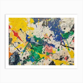 Splatter Painting 6 Art Print