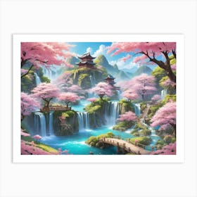 Asian Landscape Art Print