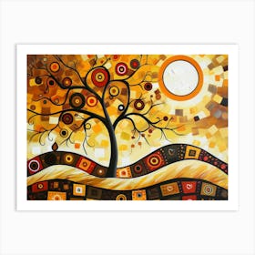 Abstract Tree 4 Art Print