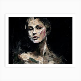 Portrait Of A Woman 19 Art Print