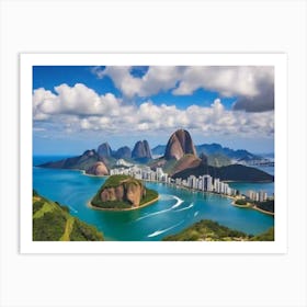 Rio De Janeiro landscape 1 Art Print