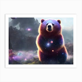 Galactic Bear Art Print