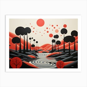 Mystic Landscapes Art Print