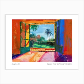 Malaga From The Window Series Poster Painting 4 Art Print