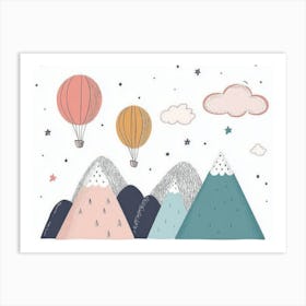 Hot Air Balloons Poster