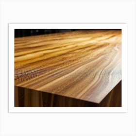 Wooden Table Art Print