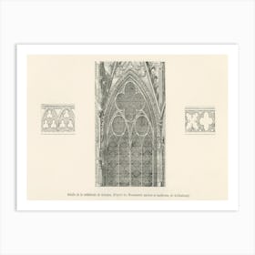 Detail Of The Cologne Cathedral, Albert Racine Art Print