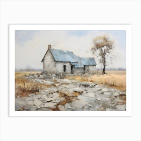 Old Stone Farm Cool Tones 7 Art Print