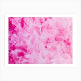 Pink Watercolor Painting 4 Art Print