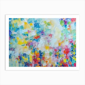 Colors abstract Art Print