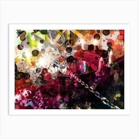 Abstract Modern Mosaic 1 Art Print